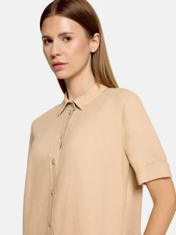 Betty Barclay Damen Leinenkleid in beige