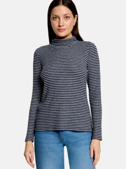 Betty Barclay Damen Rollkragenshirt in blau