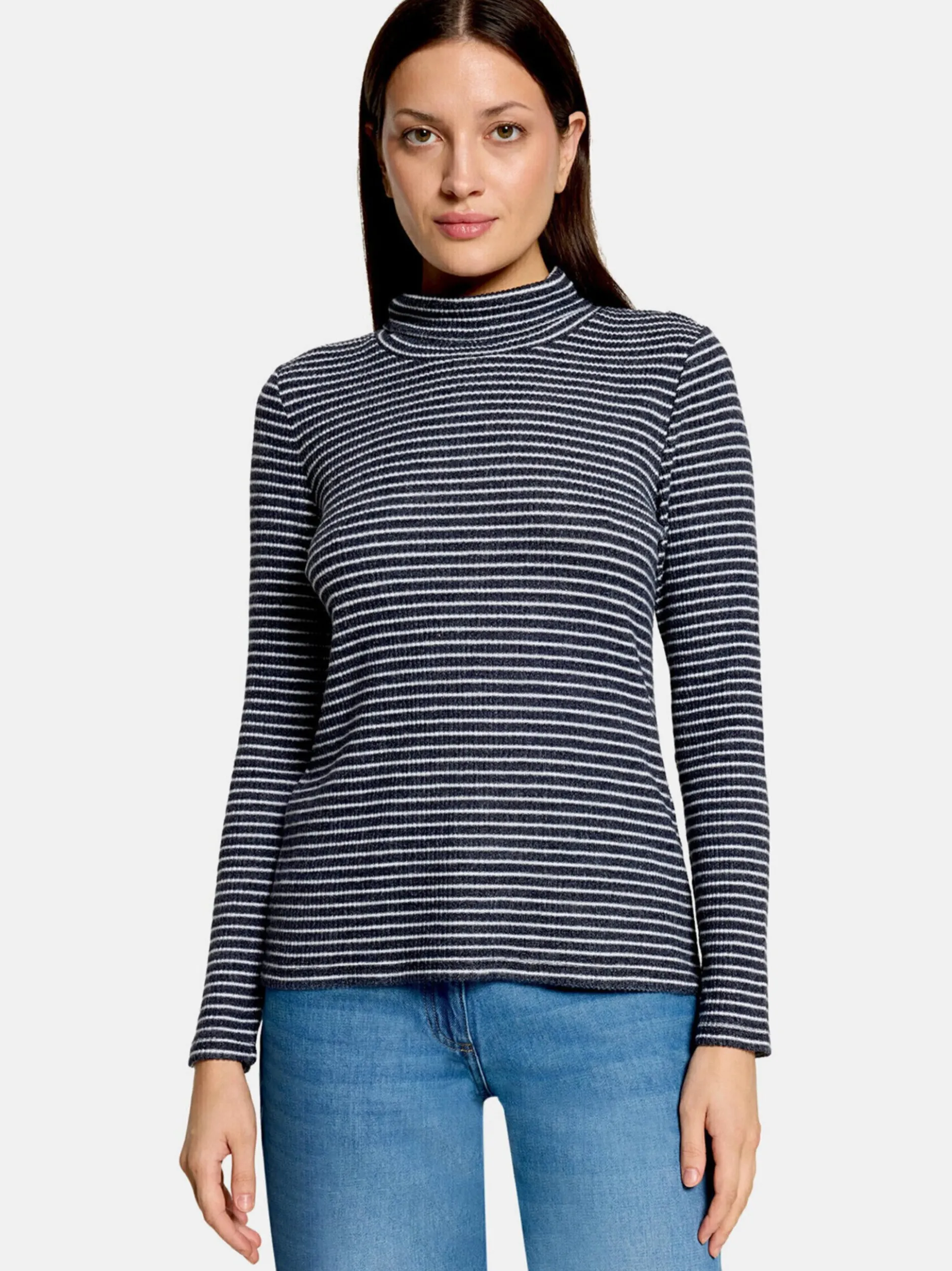Betty Barclay Damen Rollkragenshirt in blau