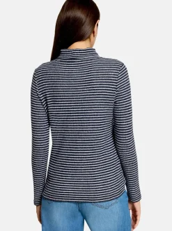Betty Barclay Damen Rollkragenshirt in blau