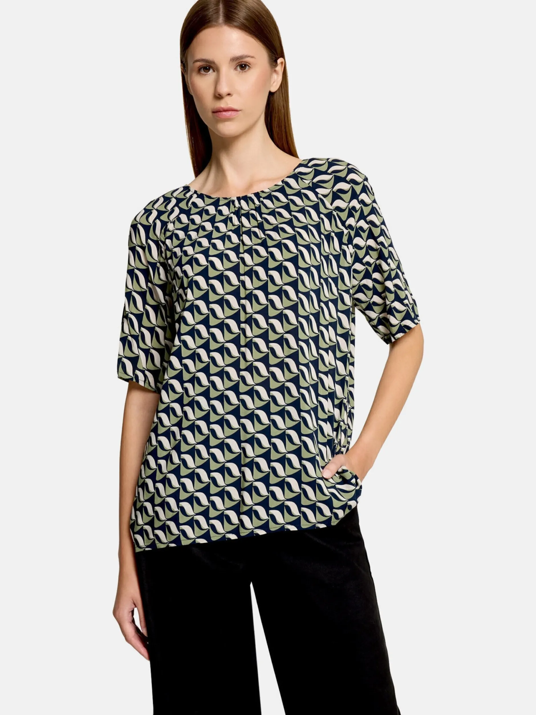Betty Barclay Damen Schlupfbluse in mehrfarbig