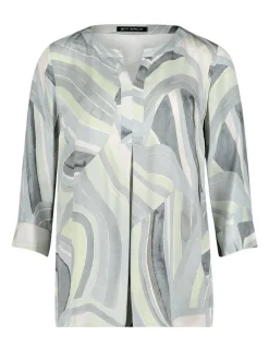 Betty Barclay Damen Schlupfbluse in mint mehrfarbig