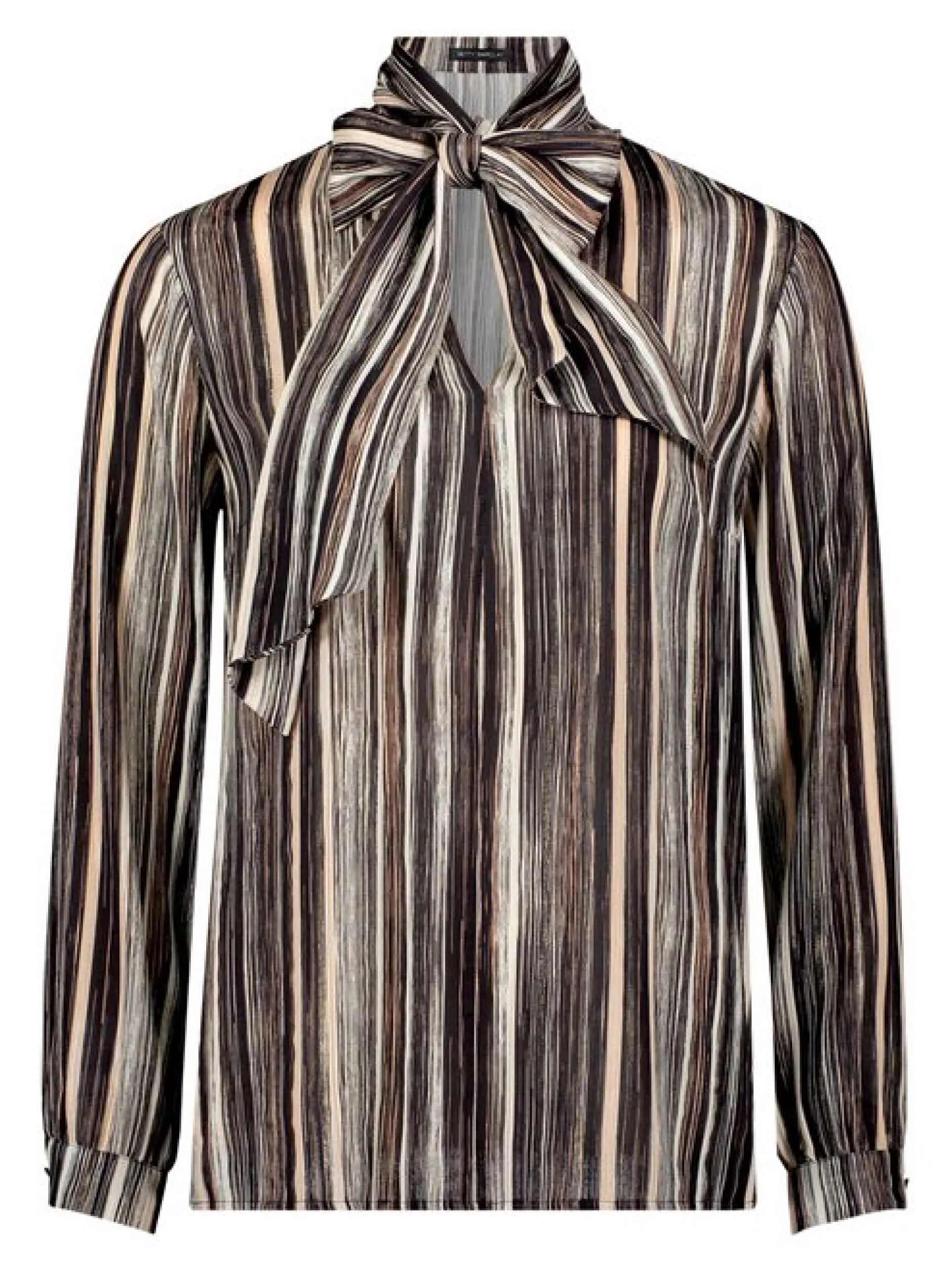 Betty Barclay Damen Schlupfbluse in schwarz mehrfarbig
