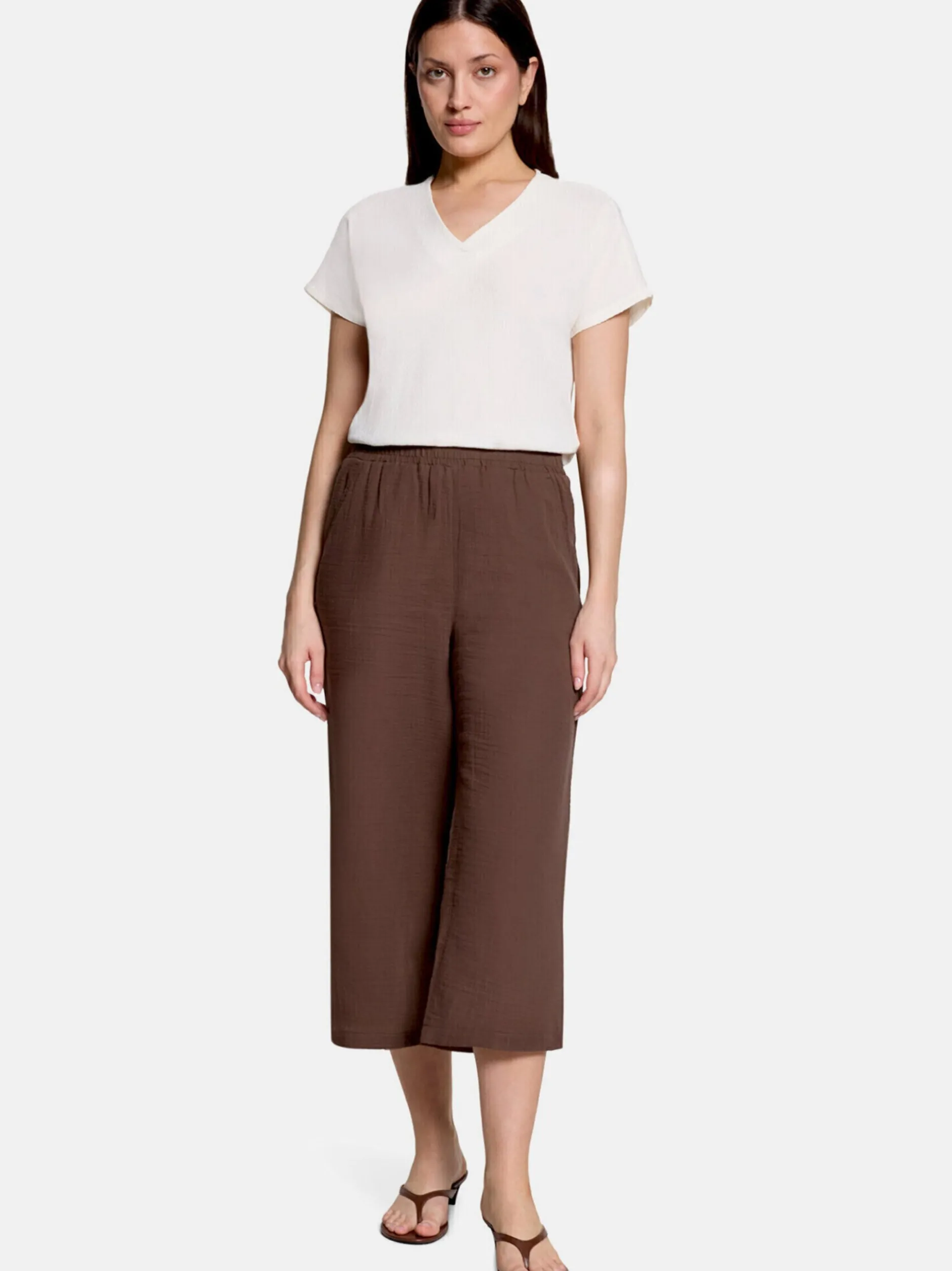 Betty Barclay Damen Schlupfhose in braun