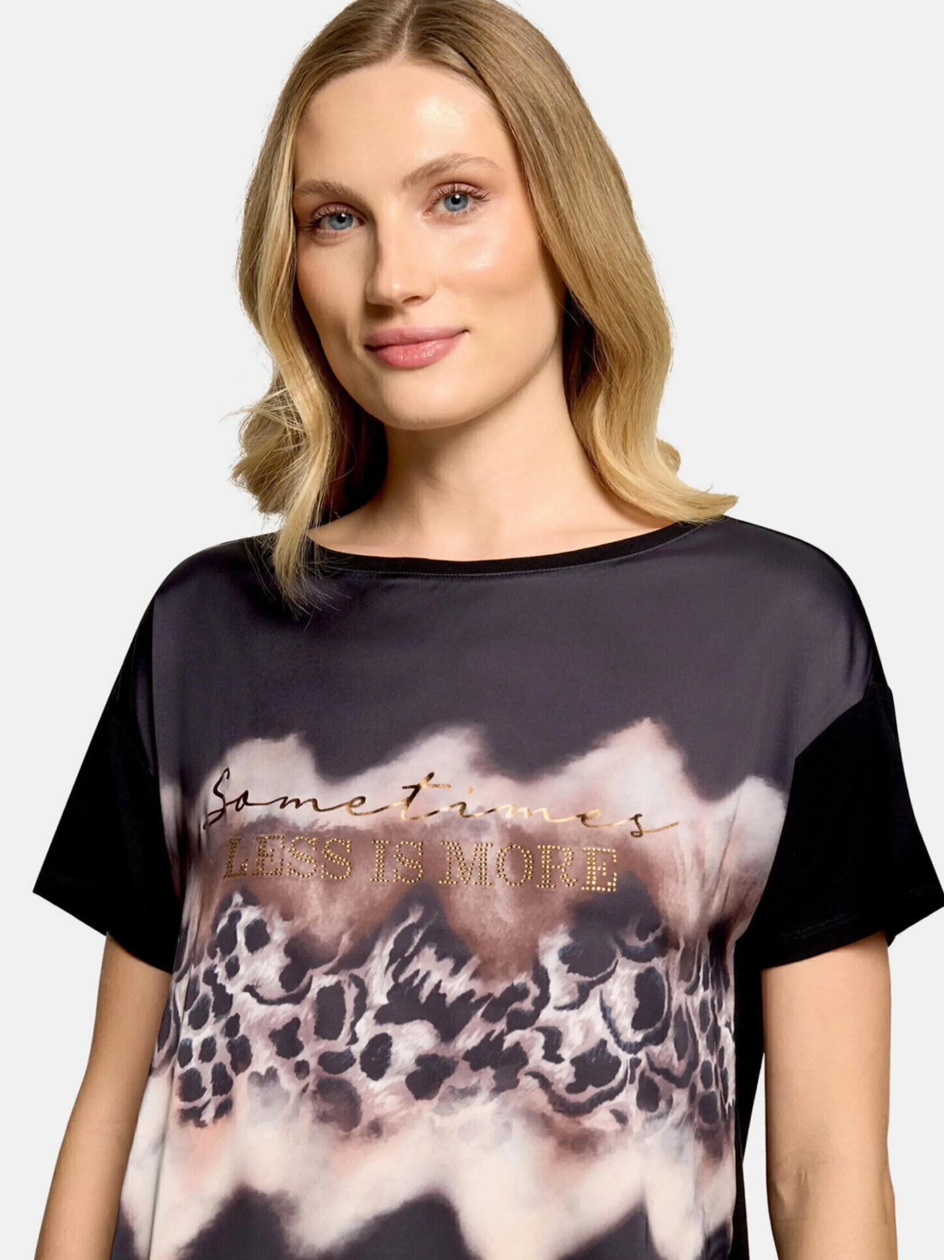 Betty Barclay Damen Shirt in schwarz mehrfarbig