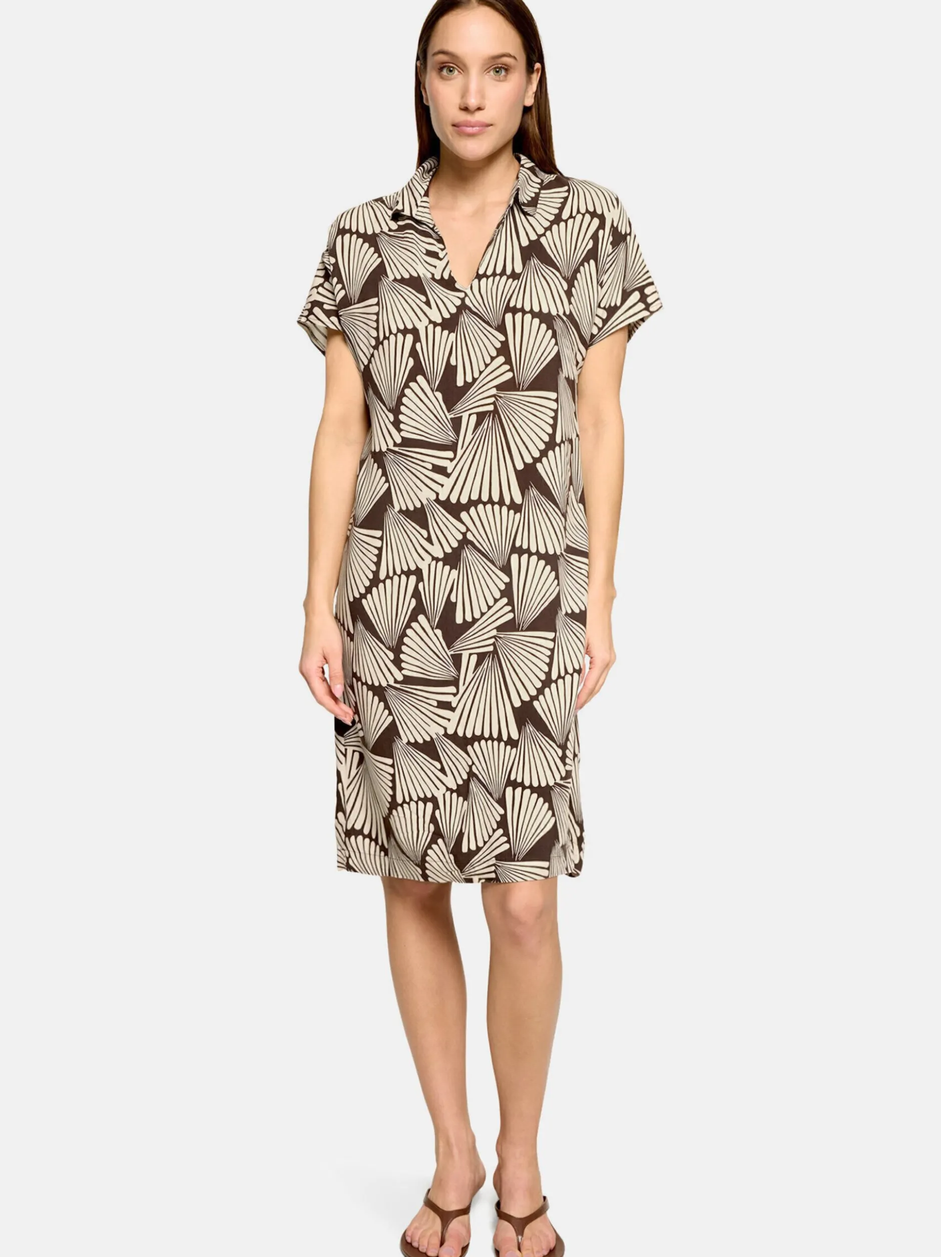 Betty Barclay Damen Sommerkleid in braun mehrfarbig