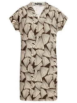 Betty Barclay Damen Sommerkleid in braun mehrfarbig