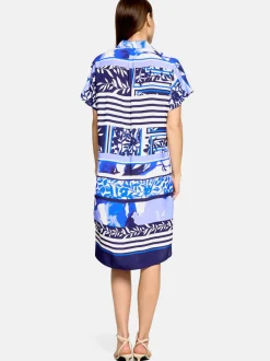 Betty Barclay Damen Sommerkleid in hellblau mehrfarbig