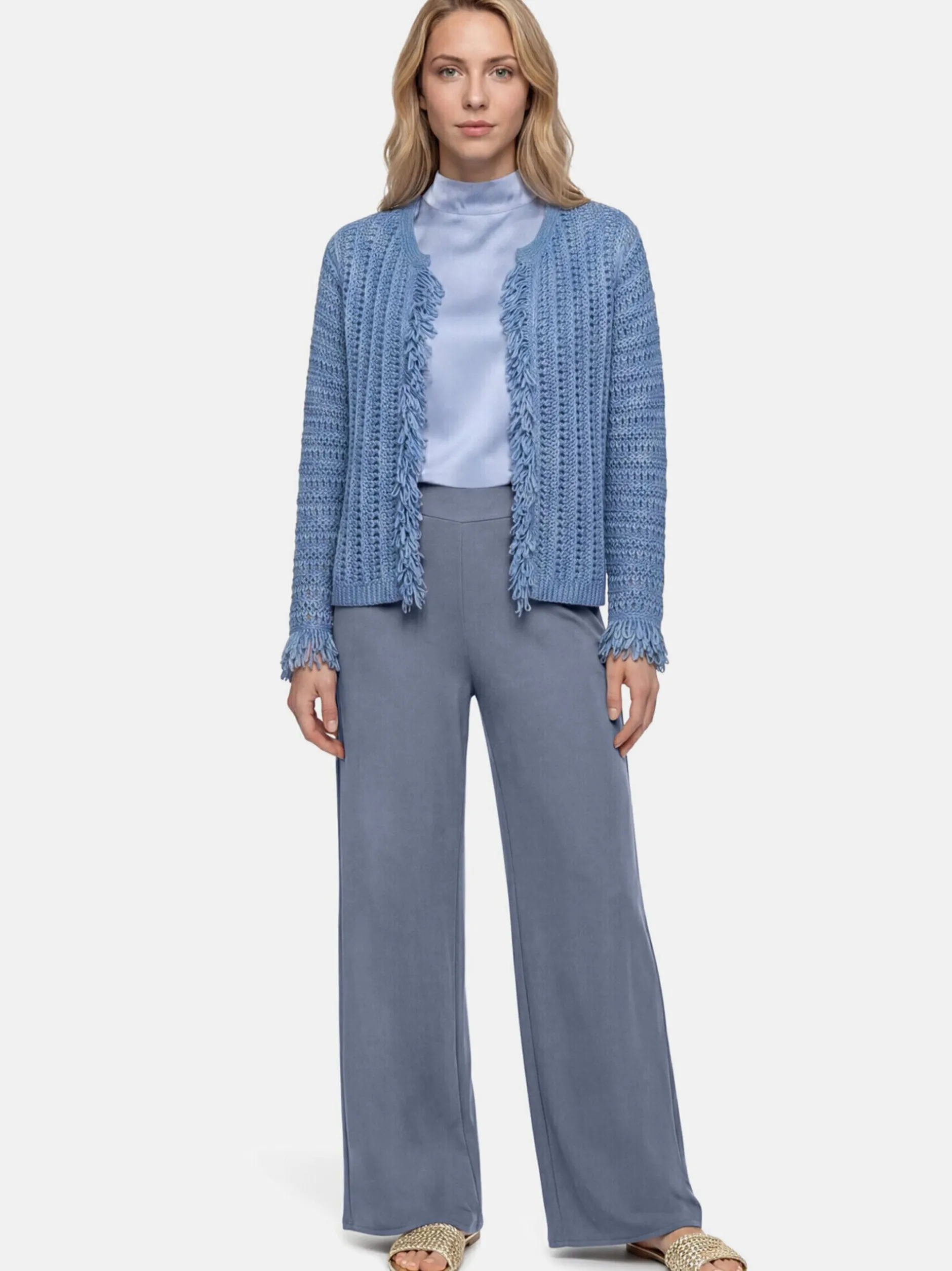 Betty Barclay Damen Strickjacke in blau