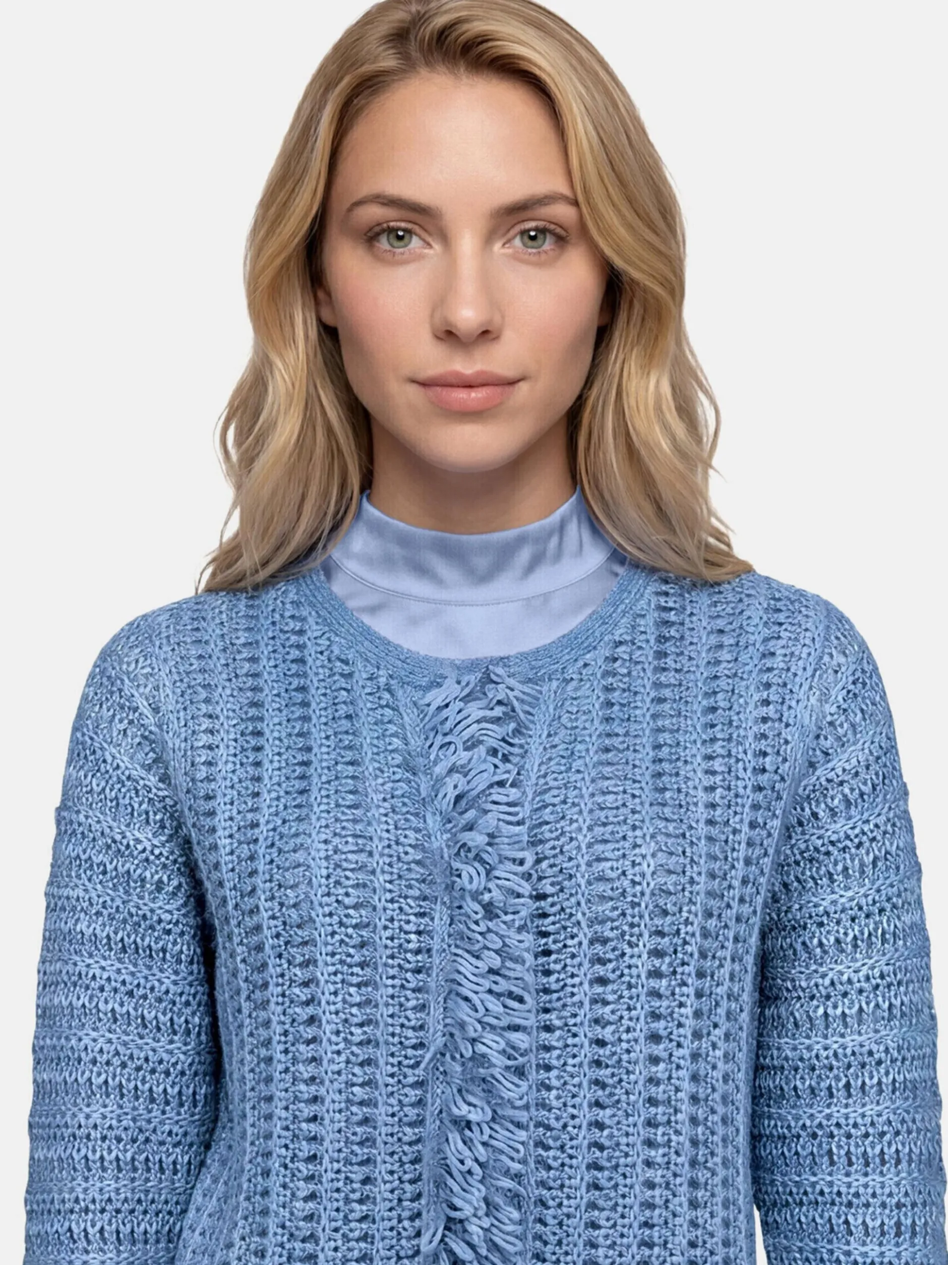 Betty Barclay Damen Strickjacke in blau