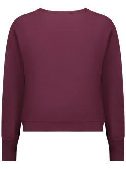Betty Barclay Damen Strickpullover in aubergine