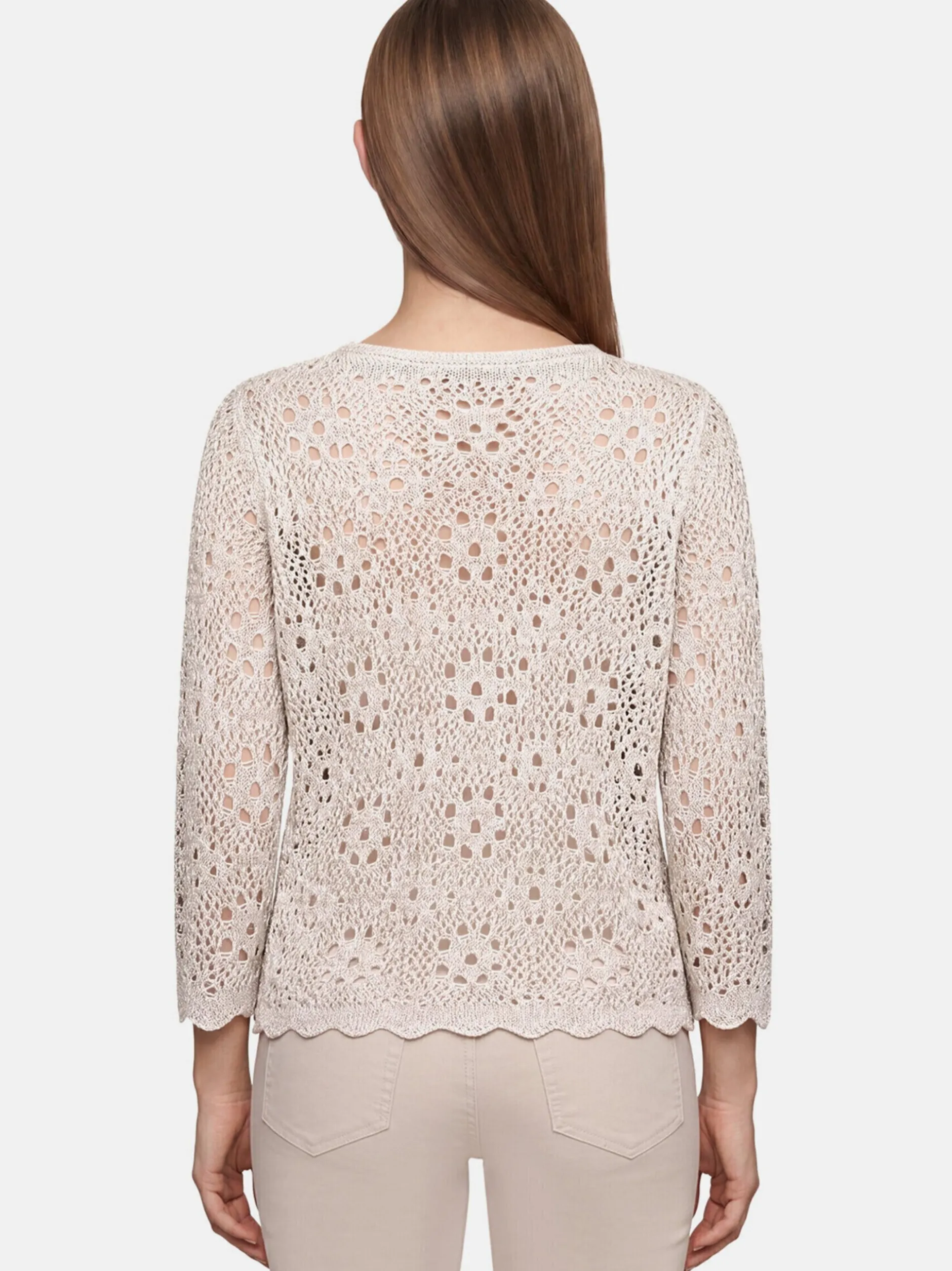 Betty Barclay Damen Strickpullover in beige