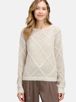 Betty Barclay Damen Strickpullover in beige