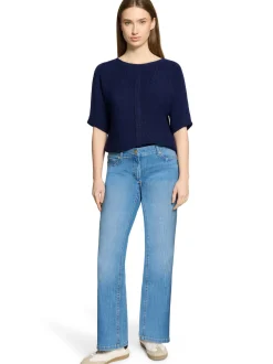 Betty Barclay Damen Strickpullover in blau