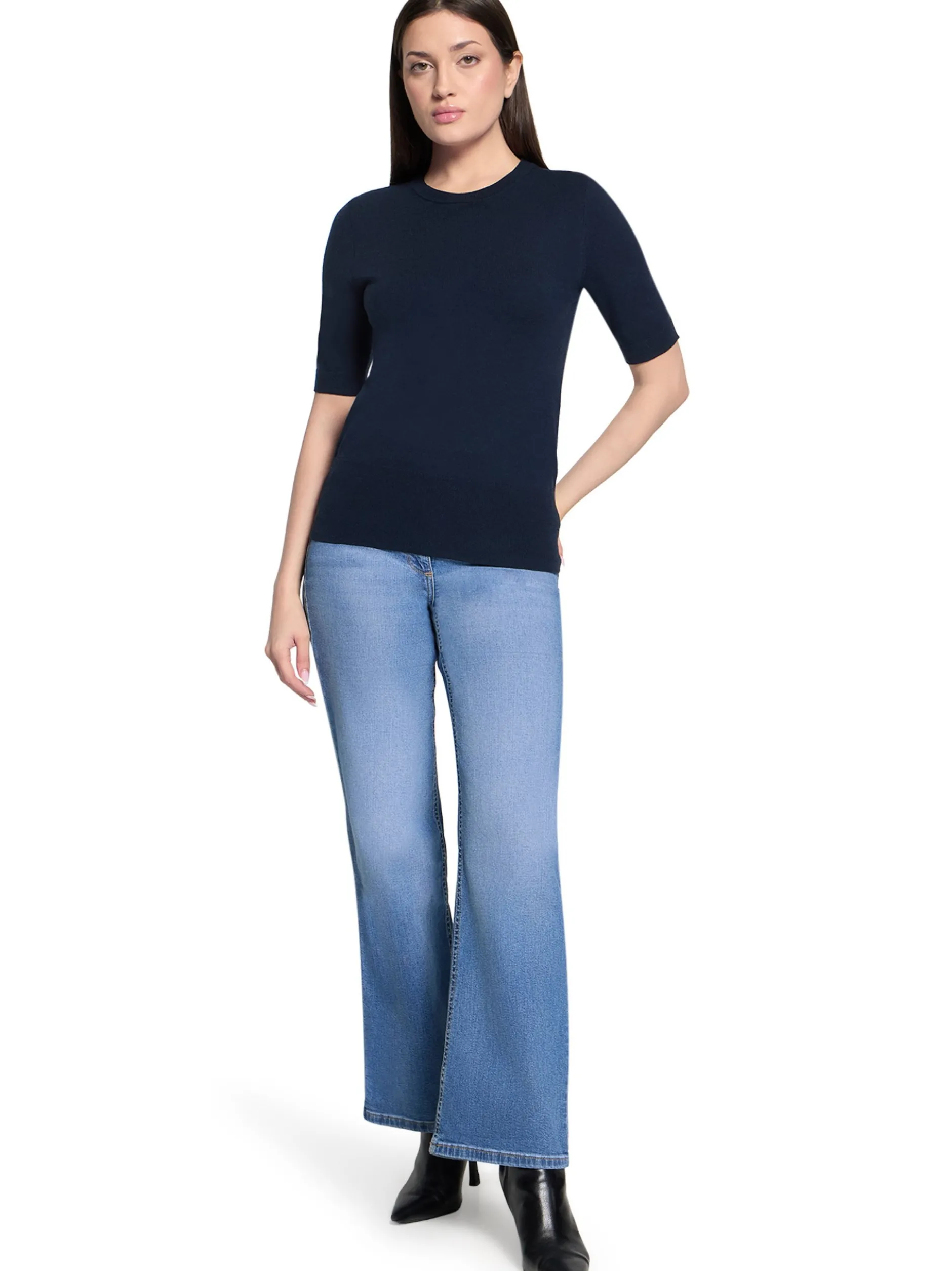 Betty Barclay Damen Strickshirt in marine