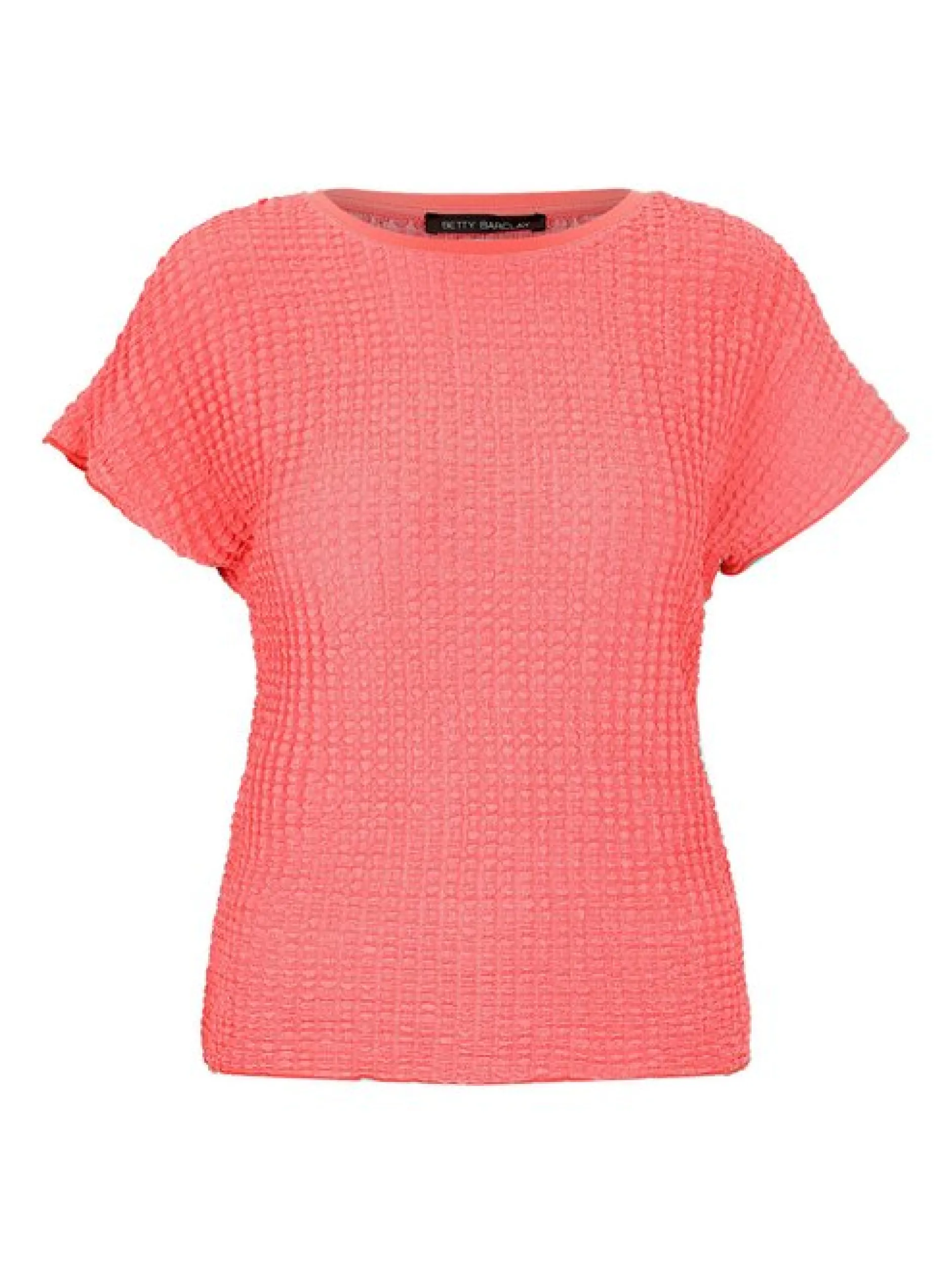 Betty Barclay Damen Strukturshirt in koralle