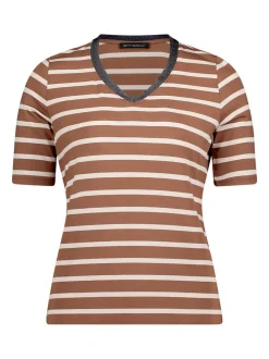 Betty Barclay Damen T-Shirt in braun mehrfarbig