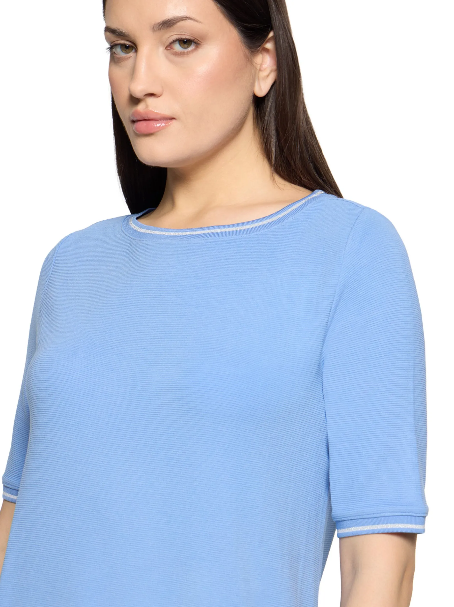 Betty Barclay Damen T-Shirt in hellblau - Ärmel: kurzarm