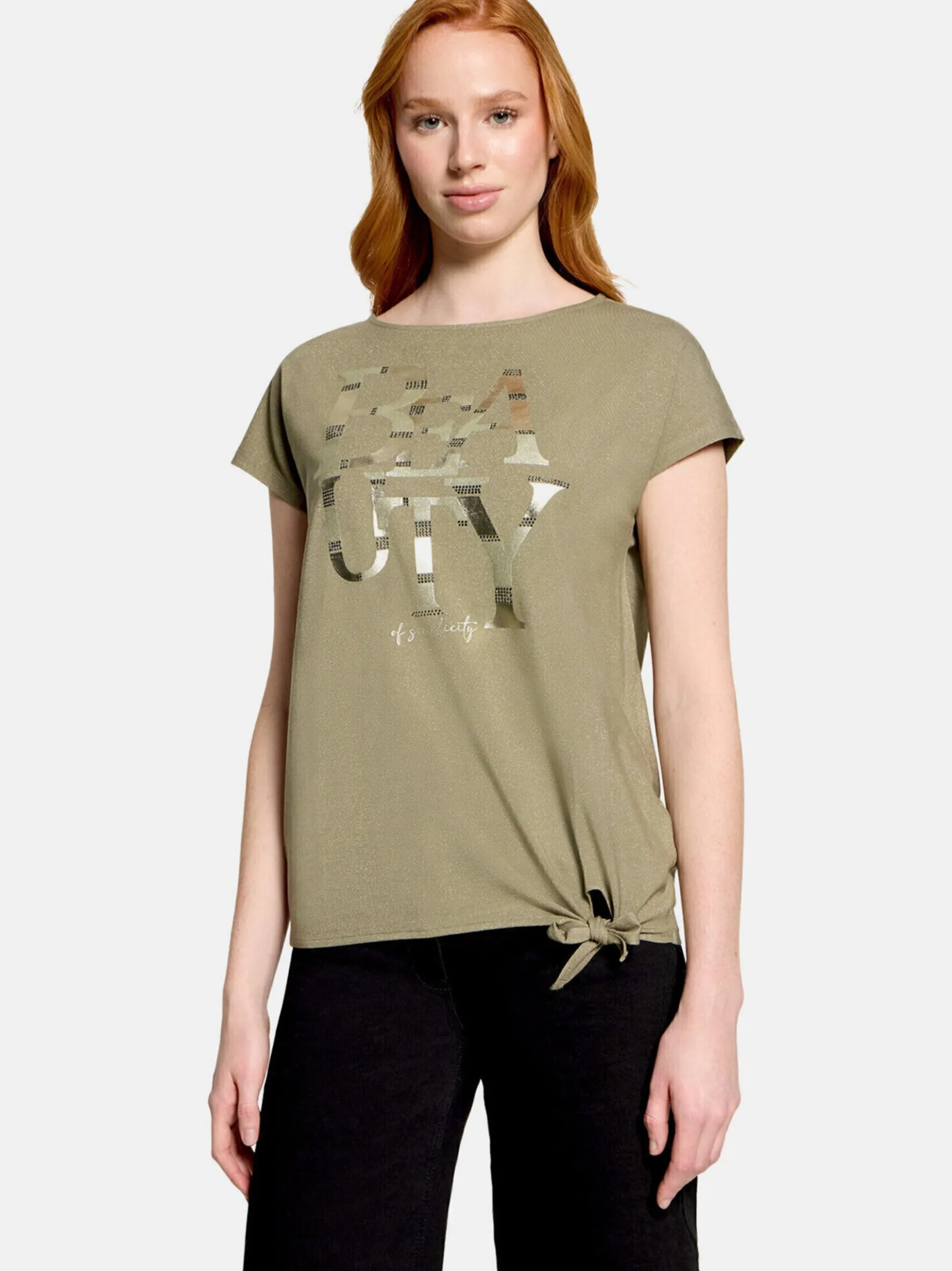 Betty Barclay Damen T-Shirt in khaki