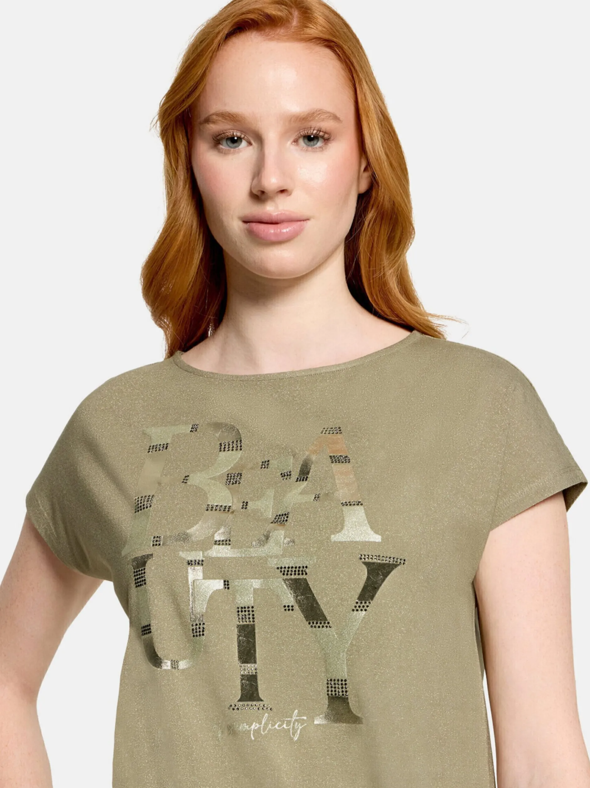 Betty Barclay Damen T-Shirt in khaki