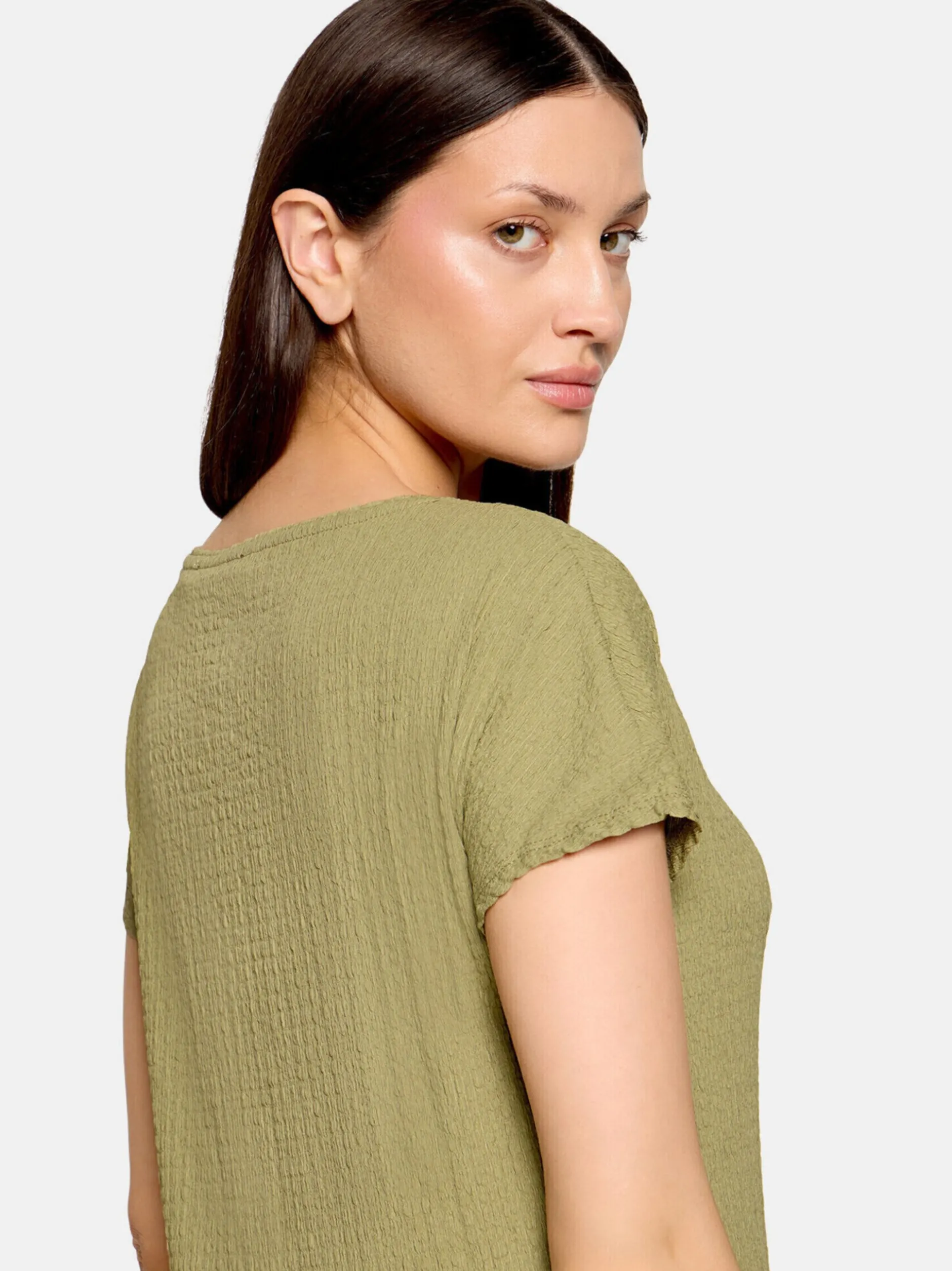 Betty Barclay Damen T-Shirt in khaki