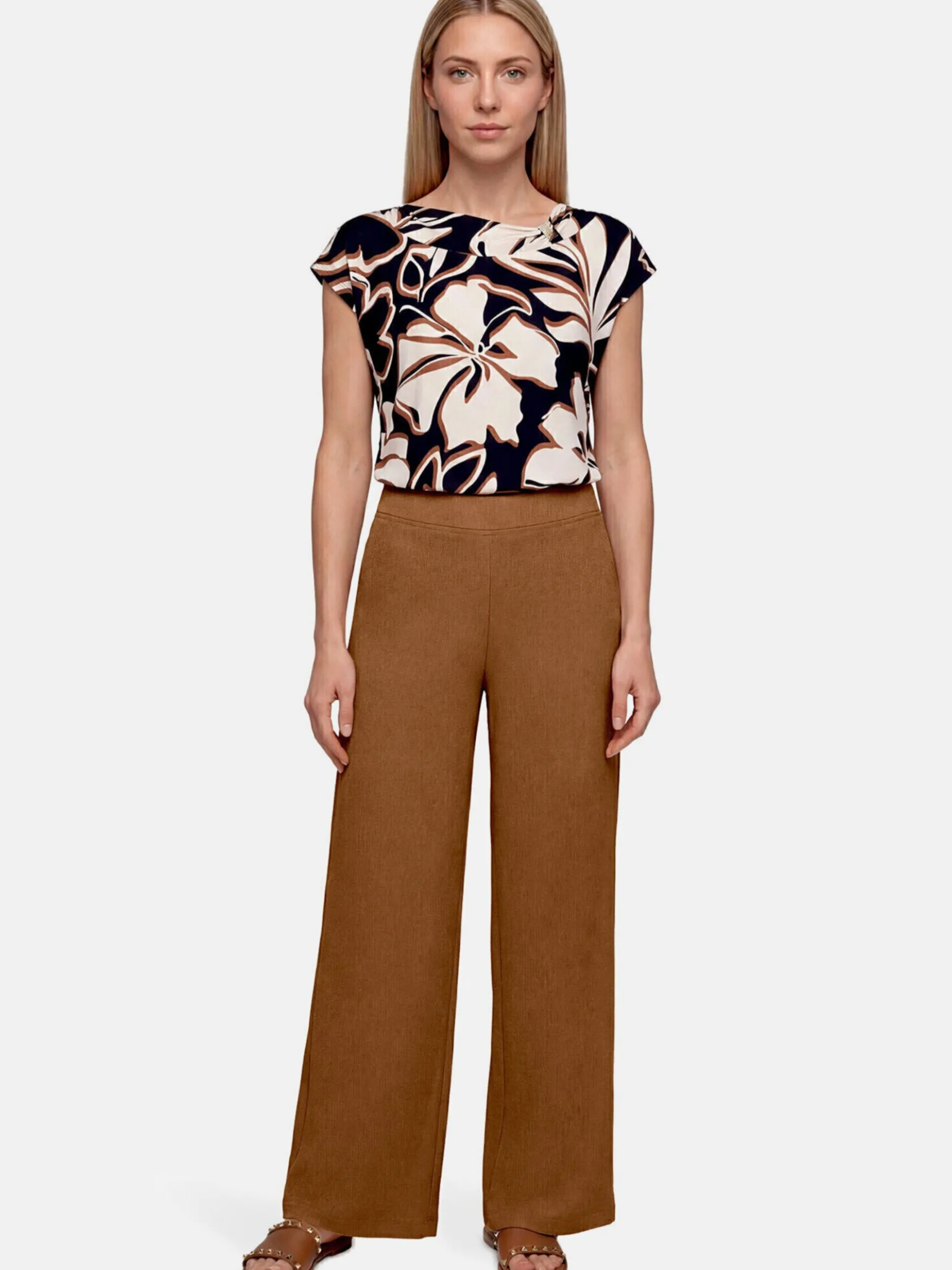 Betty Barclay Damen T-Shirt in marine mehrfarbig