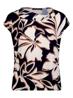 Betty Barclay Damen T-Shirt in marine mehrfarbig