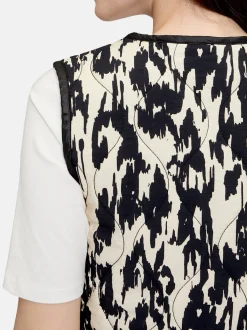 Betty Barclay Damen Wendeweste in schwarz mehrfarbig