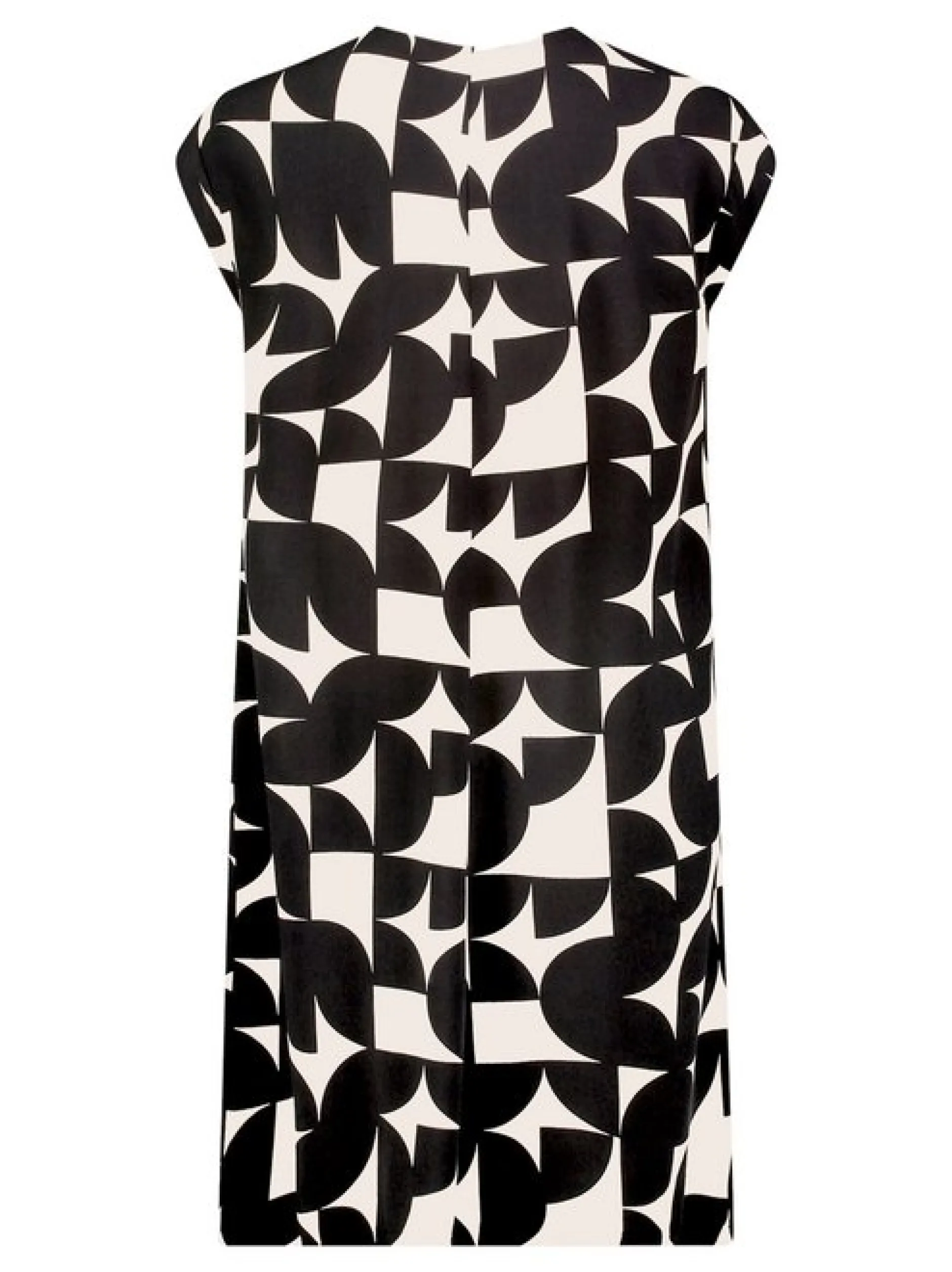 Betty & Co Damen Casual-Kleid in schwarz beige