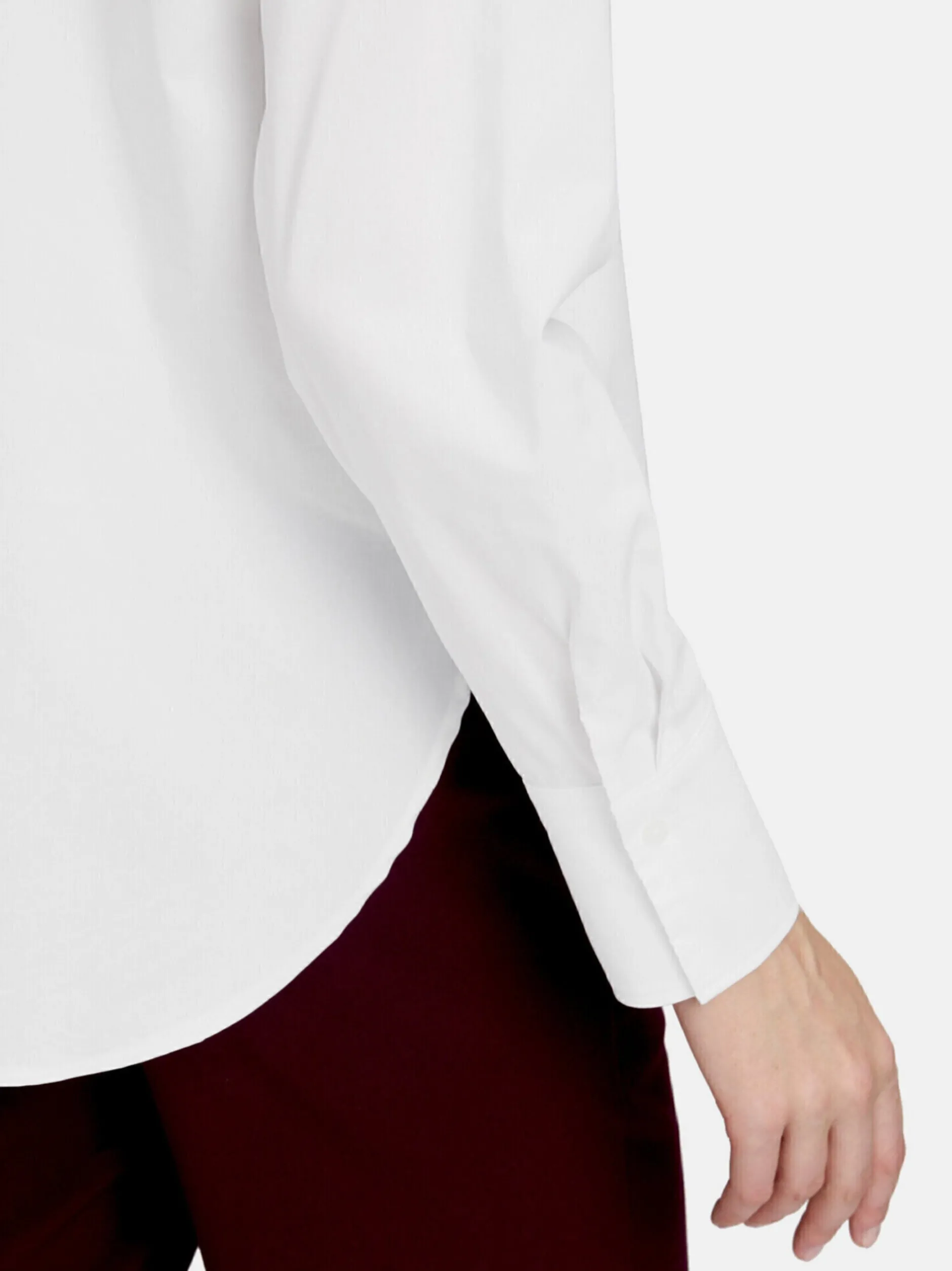 Betty & Co Damen Hemdbluse in weiß