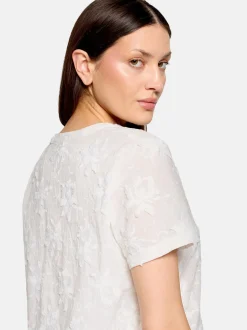 Betty & Co Damen Hemdbluse in weiß