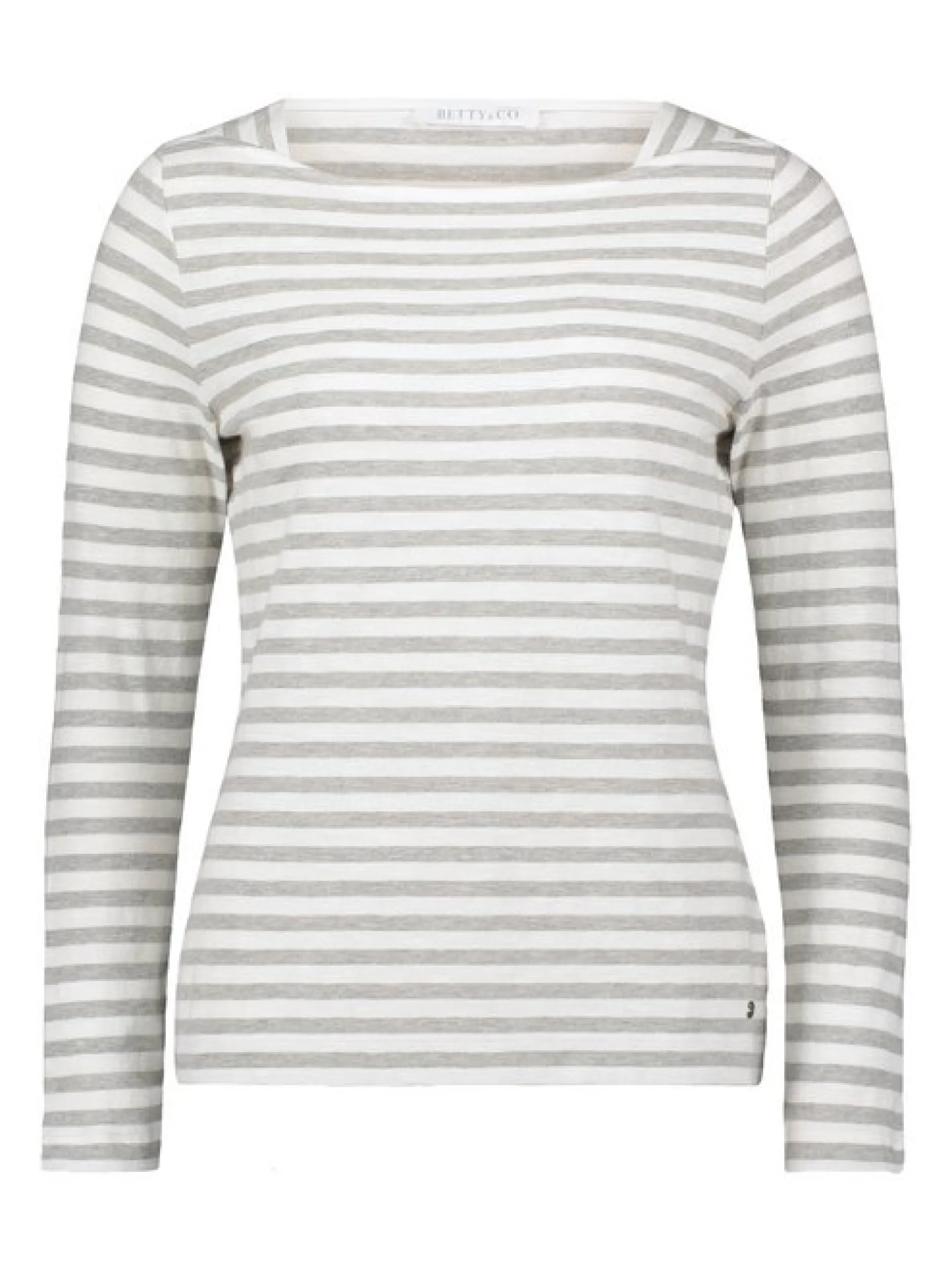 Betty & Co Damen Ringelshirt in weiß