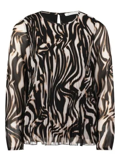 Betty & Co Damen Schlupfbluse in mehrfarbig schwarz
