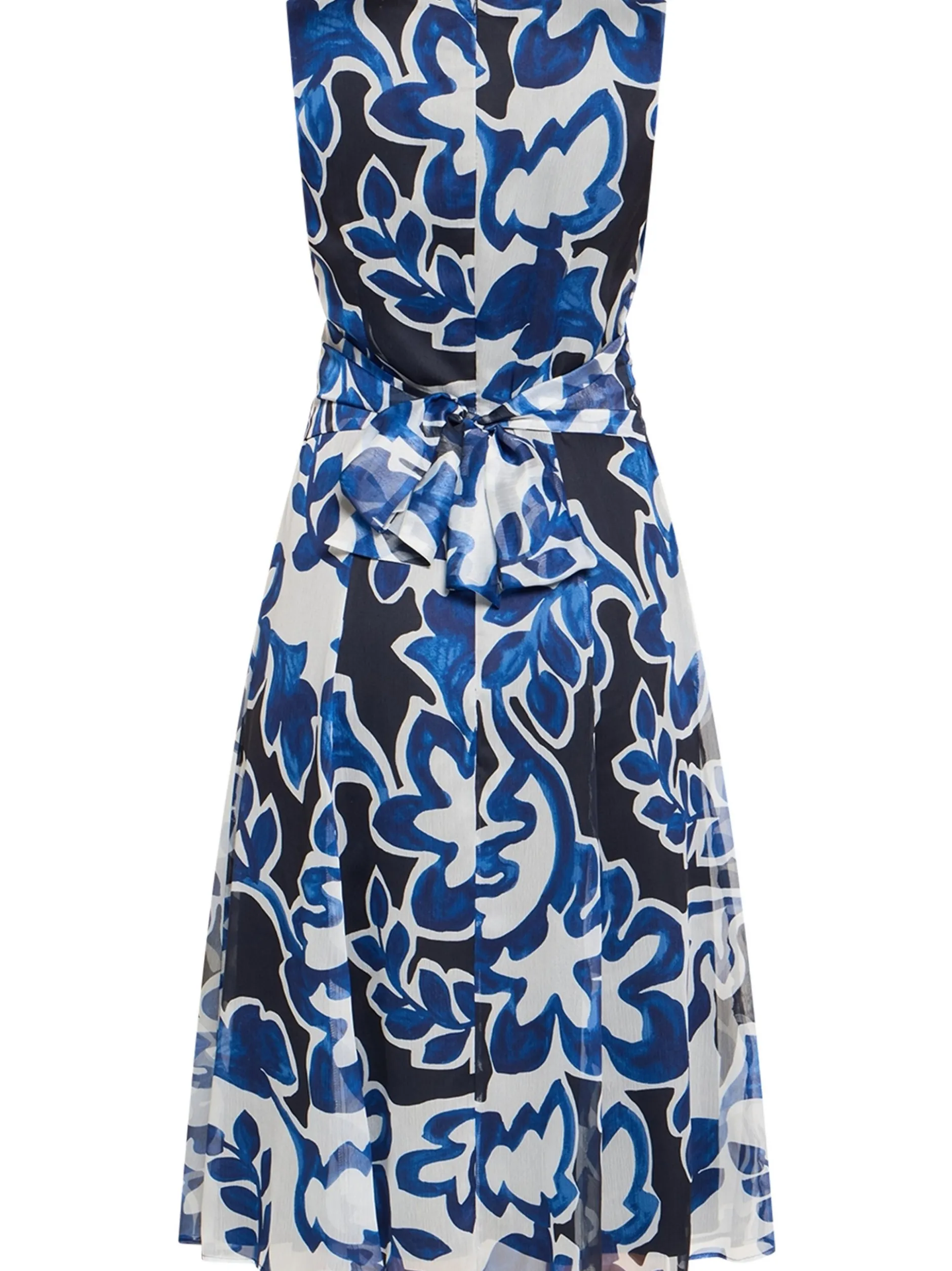 Betty & Co Damen Sommerkleid in indigo weiß