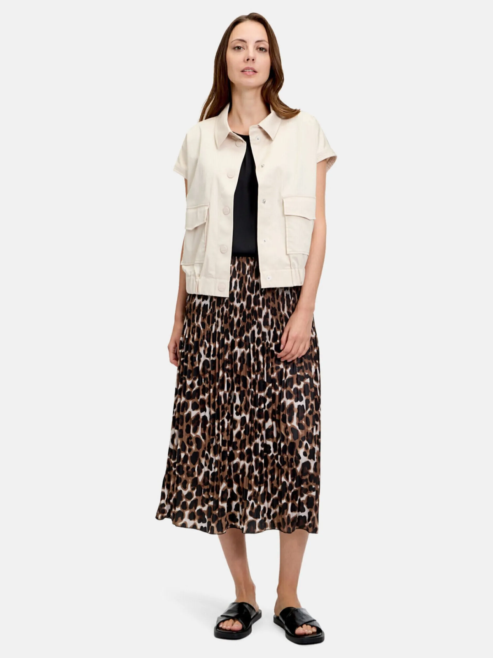 Betty & Co Damen Sommerweste in grau