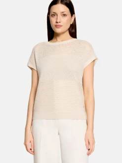 Betty & Co Damen Strickpullover in beige