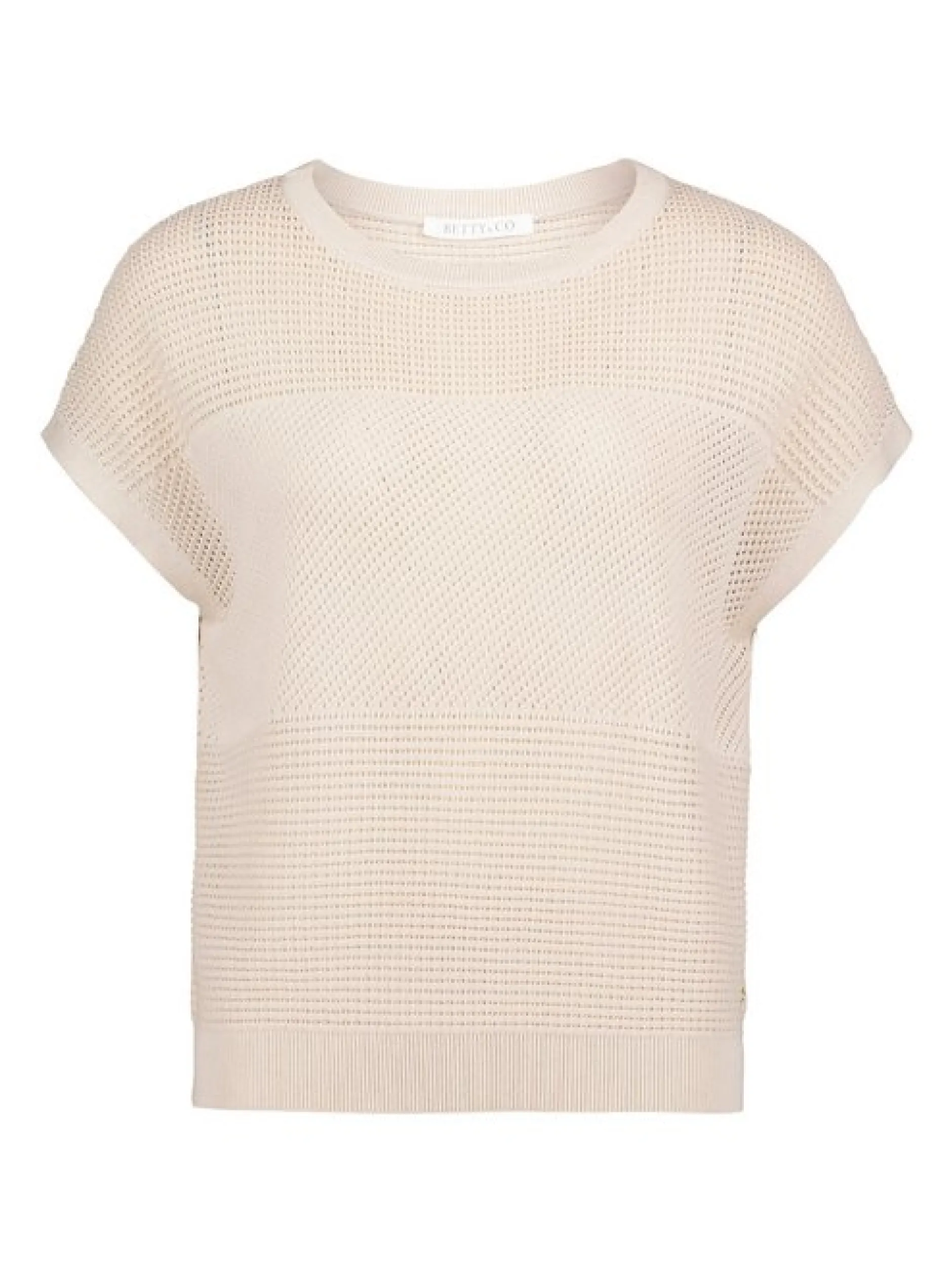 Betty & Co Damen Strickpullover in beige