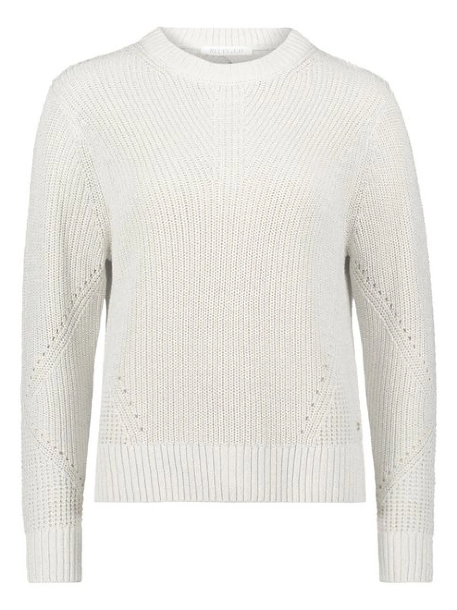 Betty & Co Damen Strickpullover in weiß