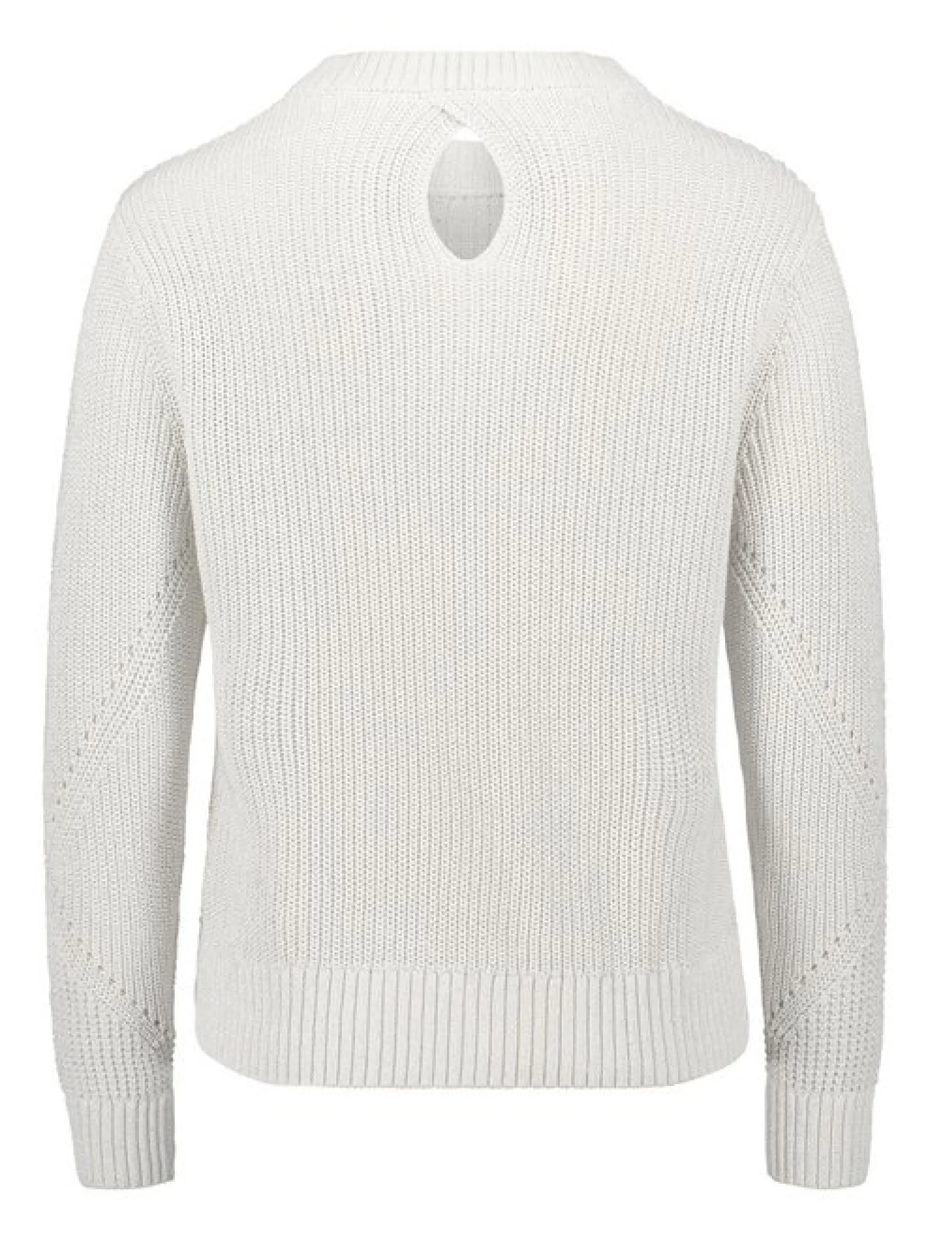 Betty & Co Damen Strickpullover in weiß
