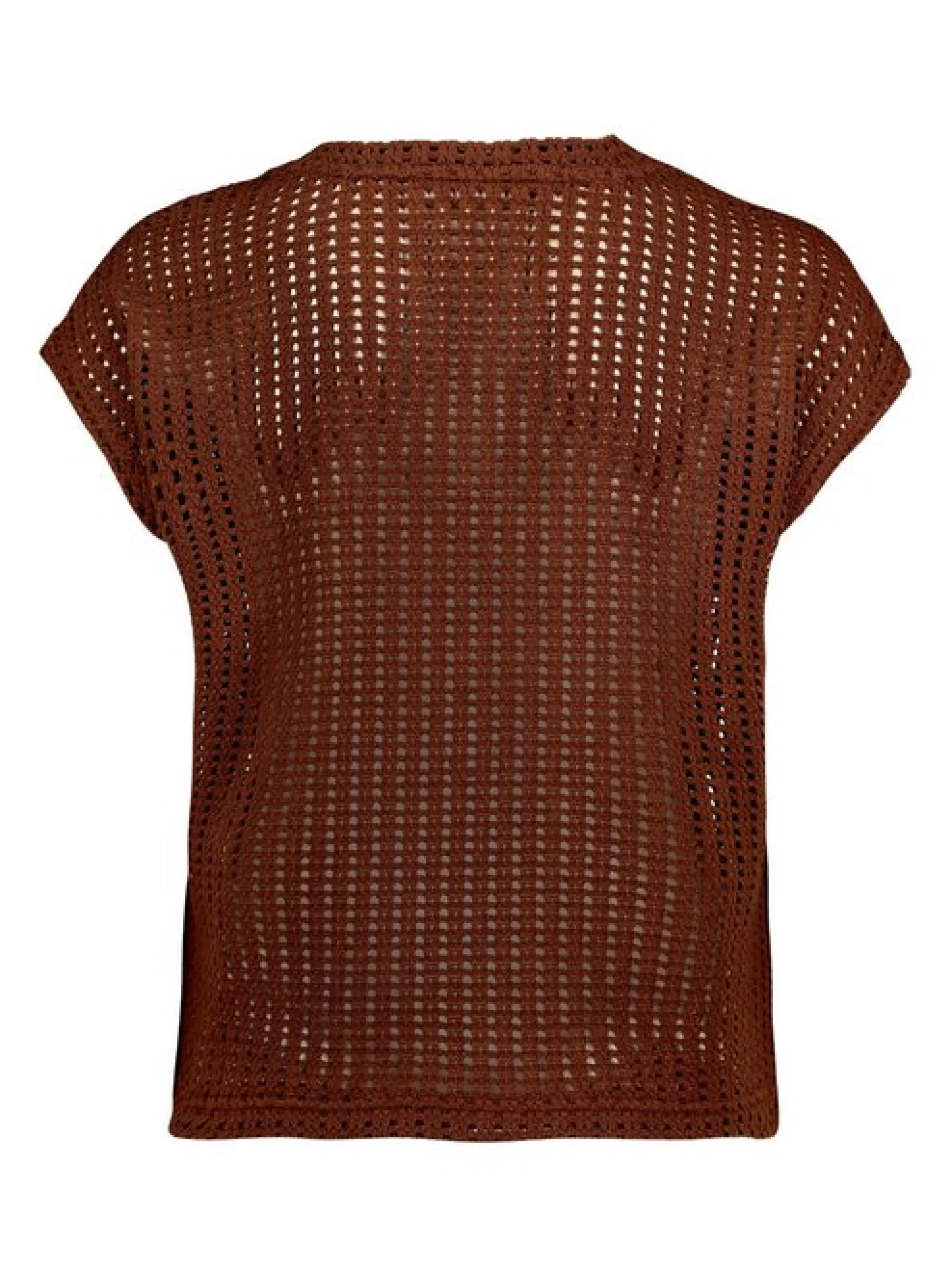 Betty & Co Damen Strickshirt in beige braun
