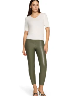 Betty & Co Damen Strickshirt in ecru - Ärmel: kurzarm