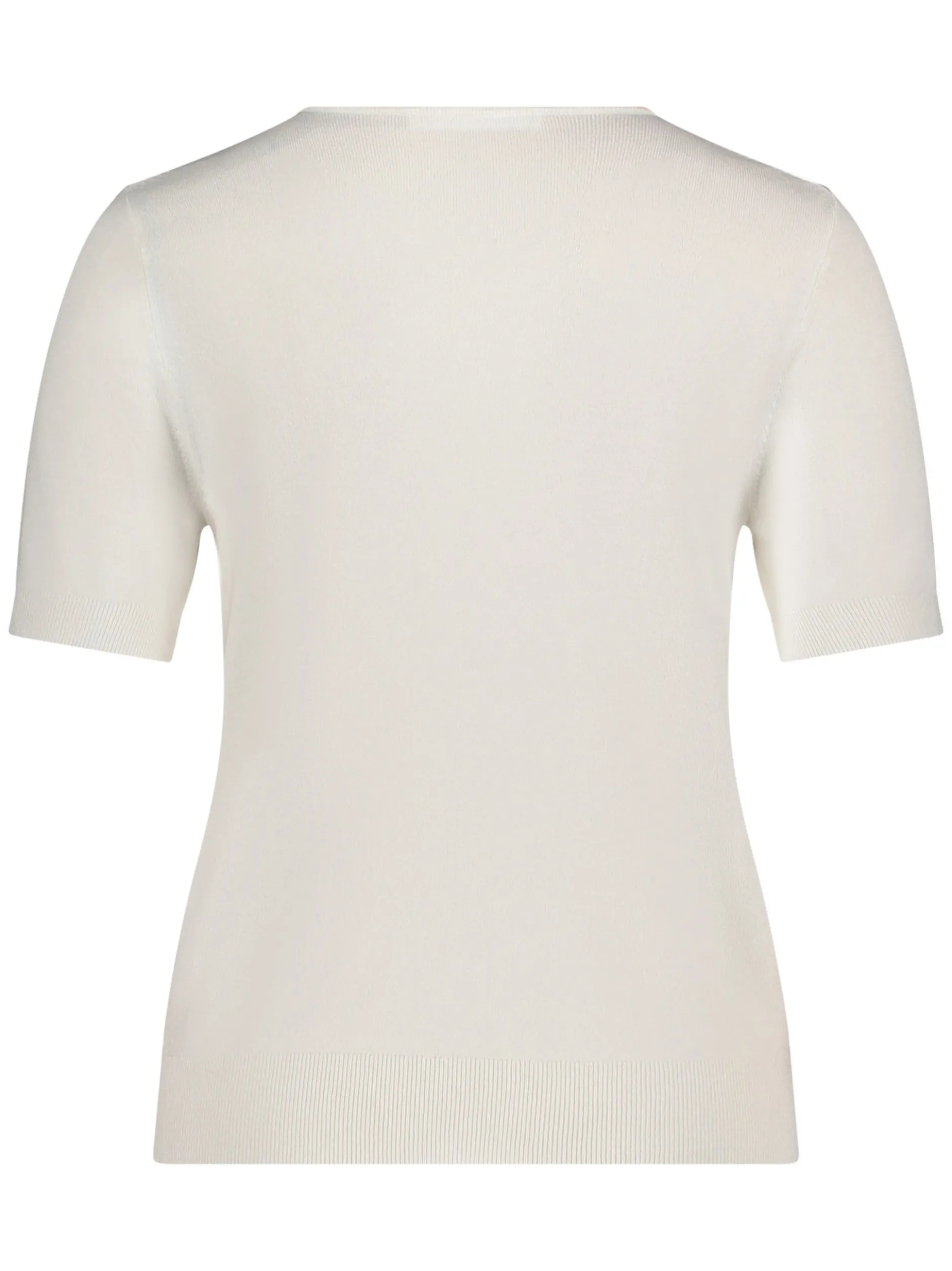Betty & Co Damen Strickshirt in ecru - Ärmel: kurzarm