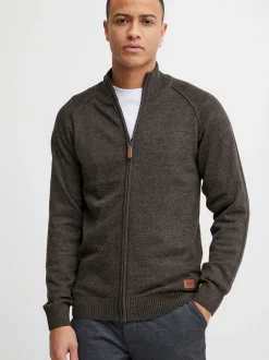 BLEND Herren Cardigan - BHDaniri in anthrazit
