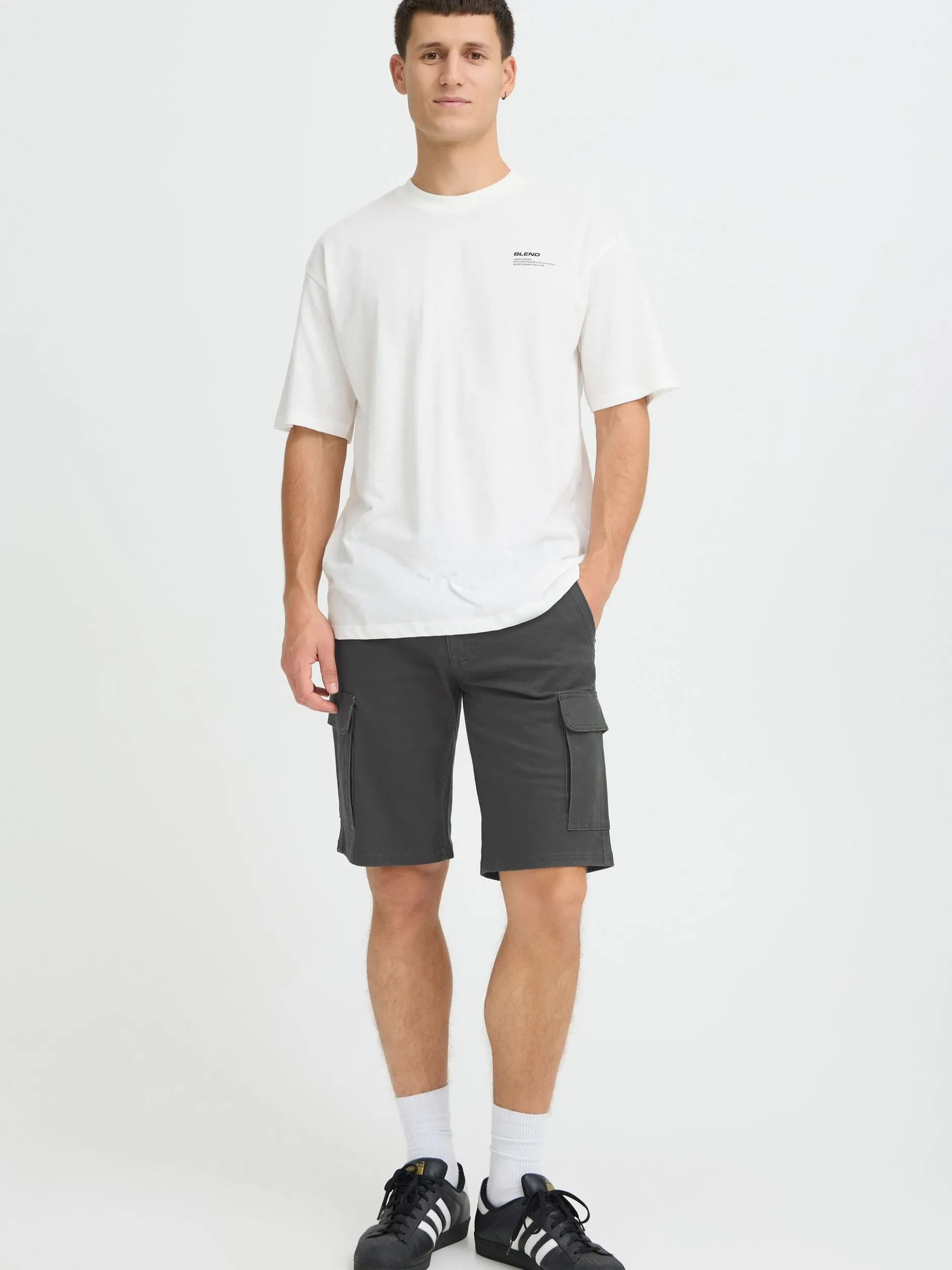 BLEND Herren Cargoshorts - BHBelos in grau