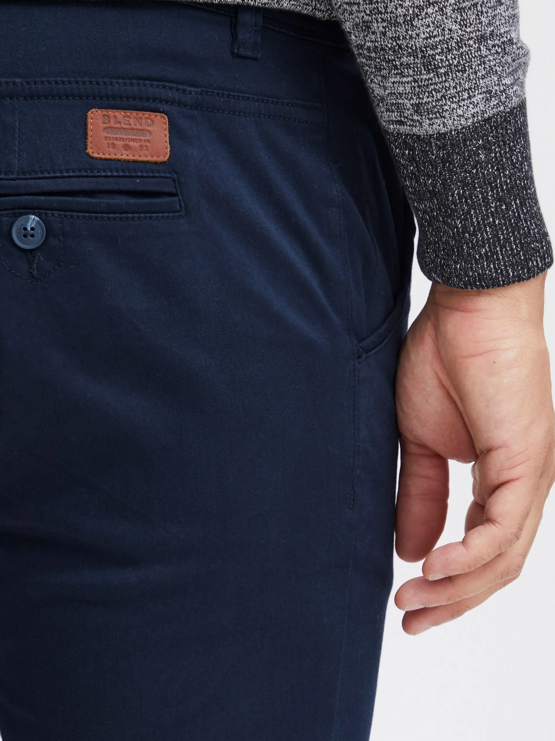 BLEND Herren Chinohose - BHTrompo in blau