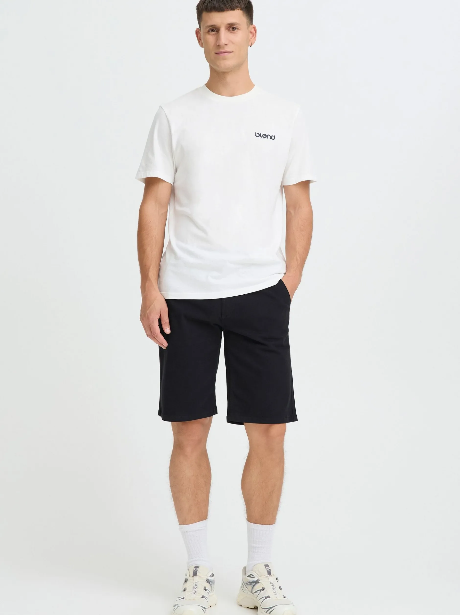 BLEND Herren Chinoshorts - BHBelo in schwarz
