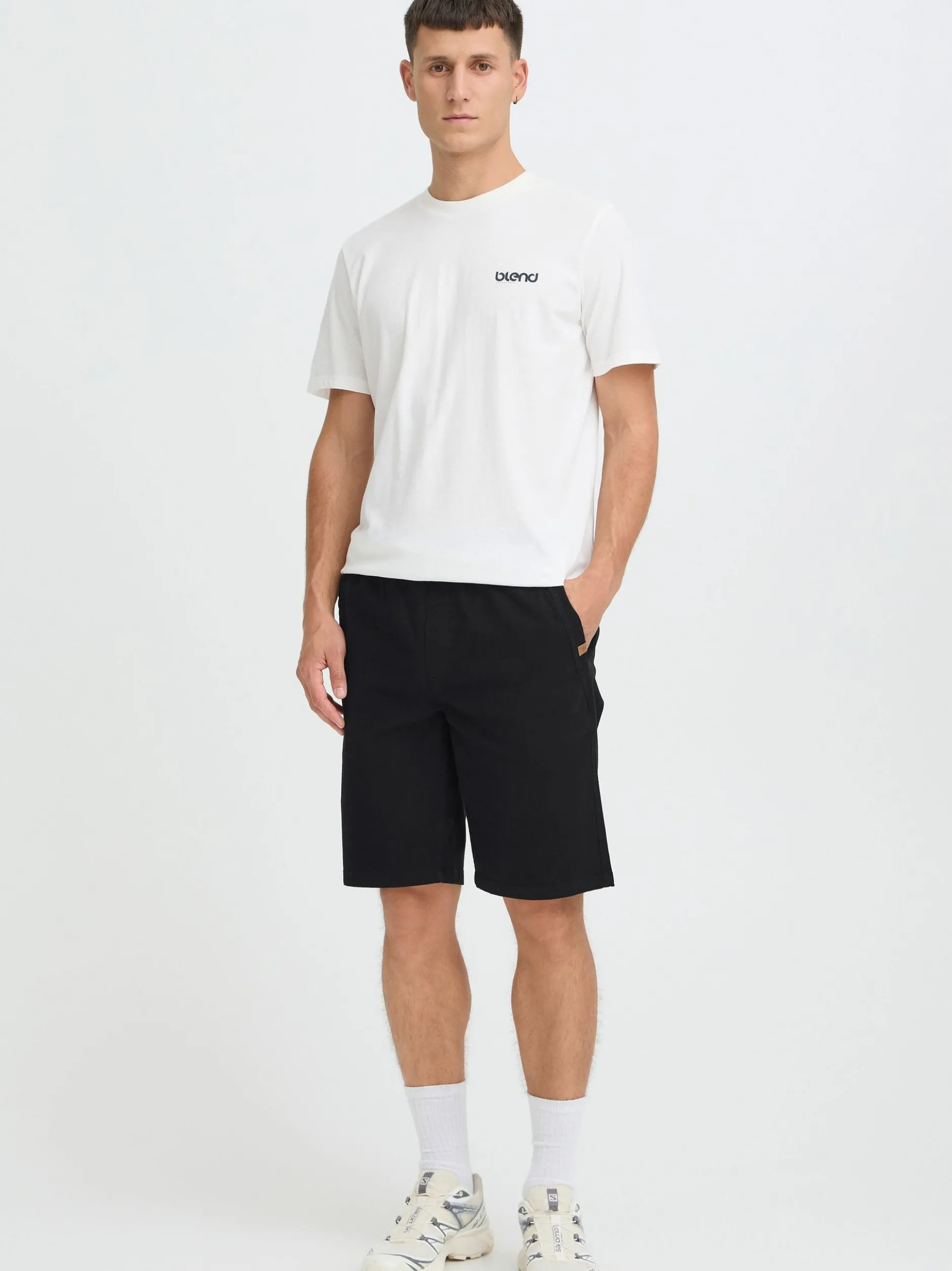 BLEND Herren Chinoshorts - BHTirel in schwarz