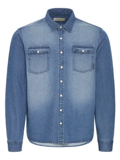 BLEND Herren Jeanshemd - BHDargo in medium stone