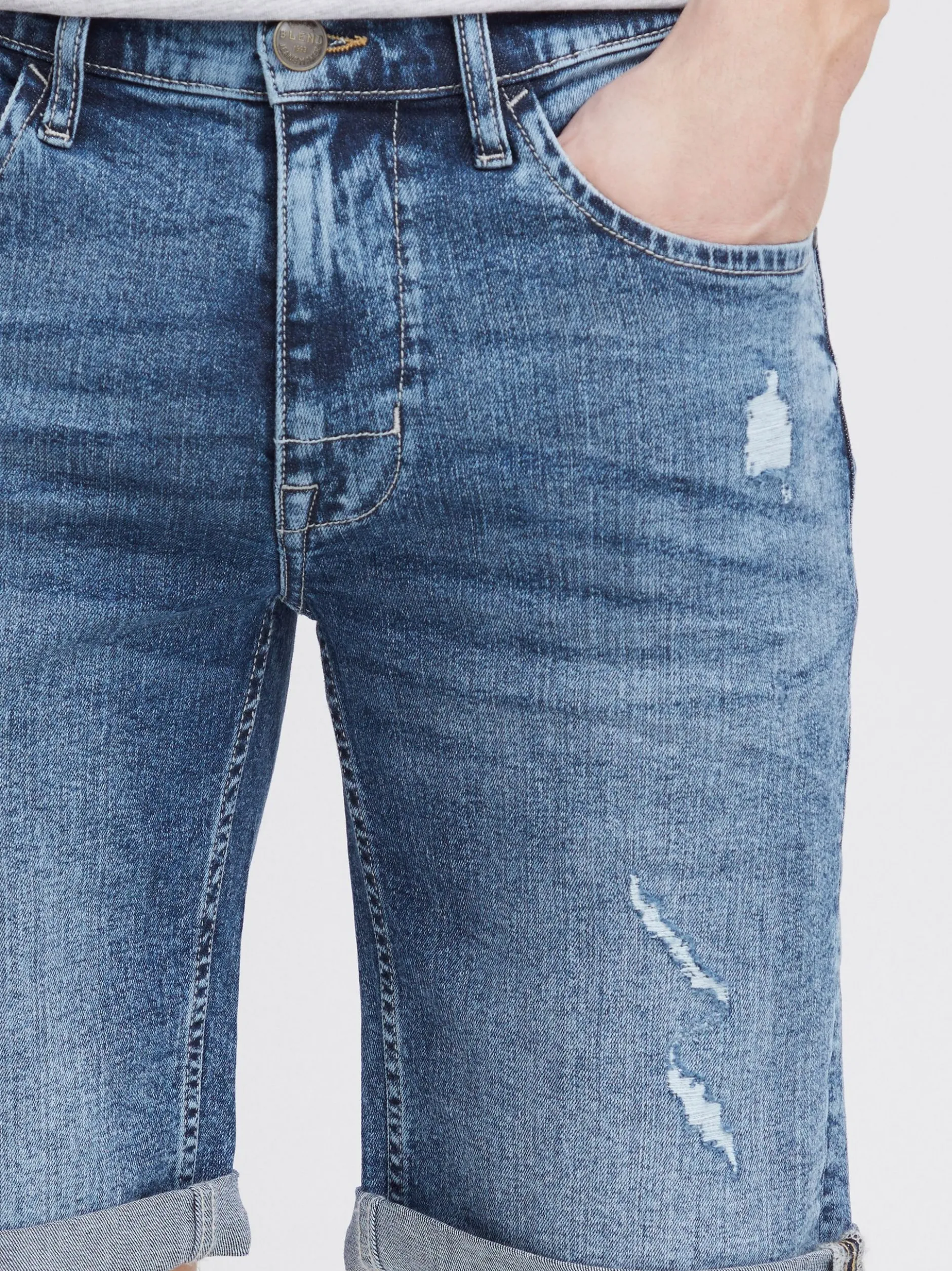 BLEND Herren Jeansshorts - BHDeniz in denim