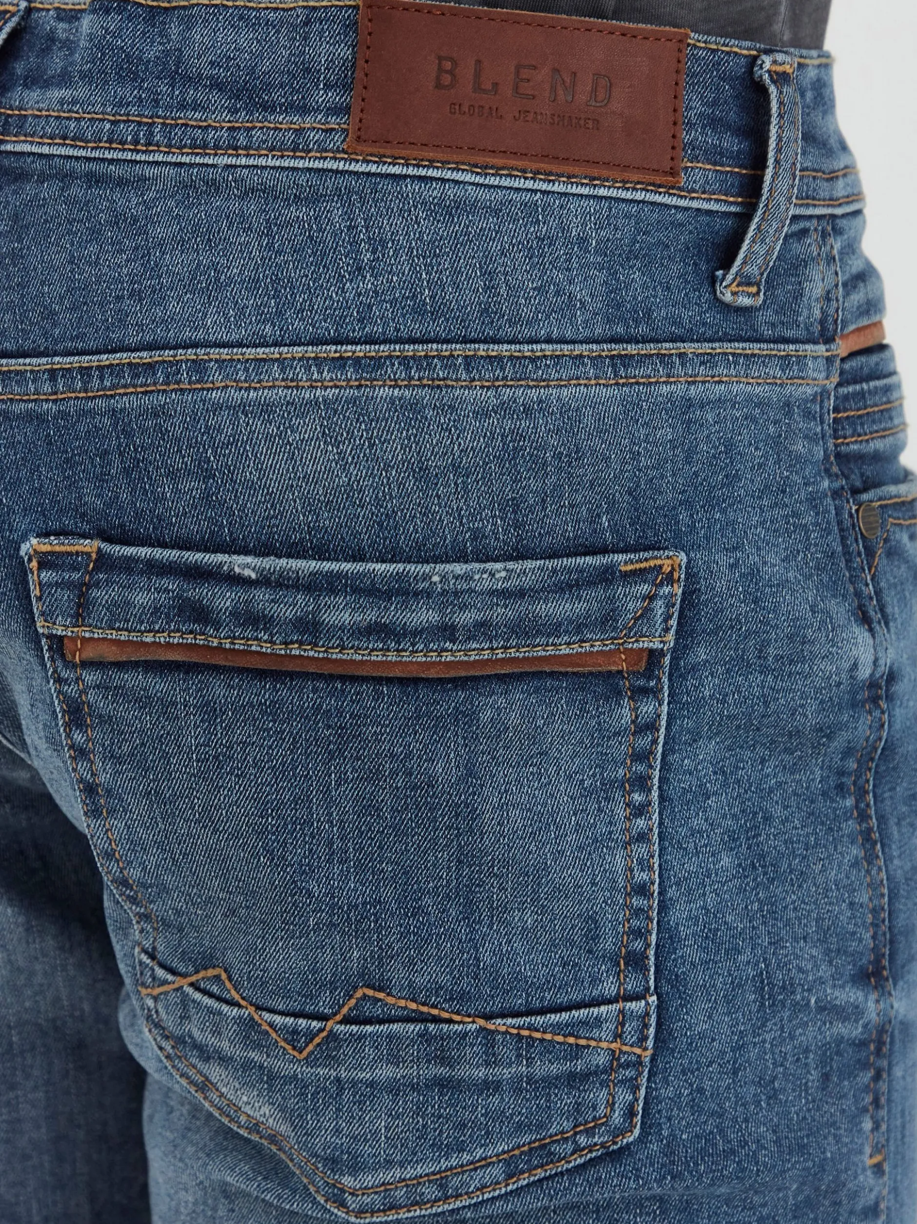 BLEND Herren Jeans-Shorts - BHMartels in light stone